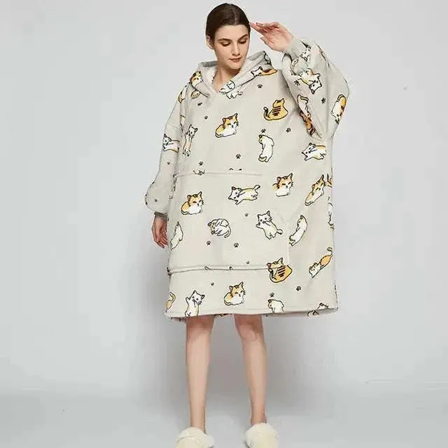 Top Quality Unisex Warm Double Layers Hoodies