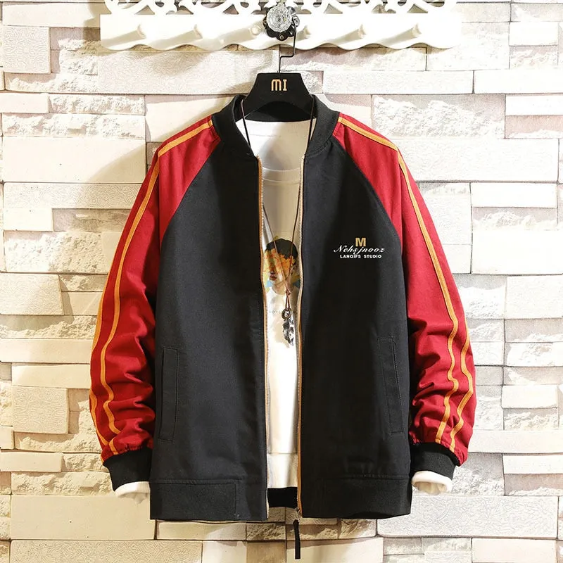 West Louis Spring Baseball Style Bomber Jacket
