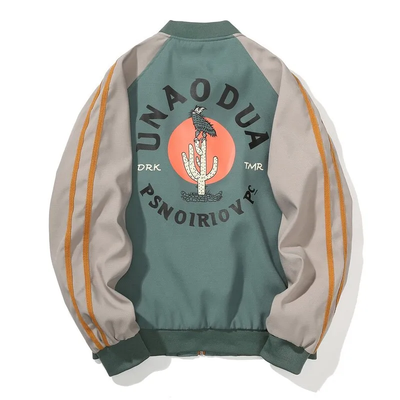 West Louis Spring Baseball Style Bomber Jacket