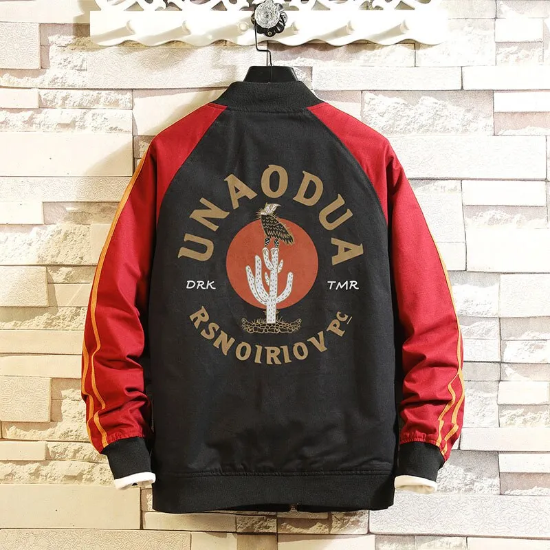 West Louis Spring Baseball Style Bomber Jacket