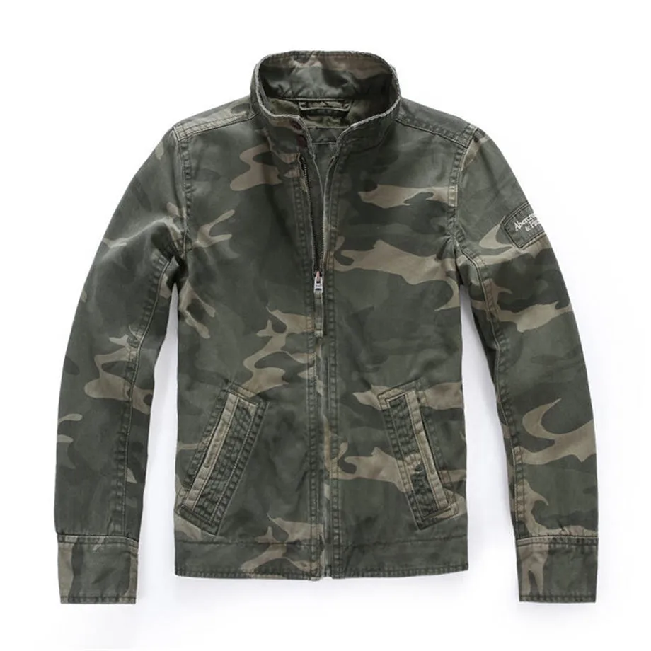 West Louis Spring Fall Camo Jackets