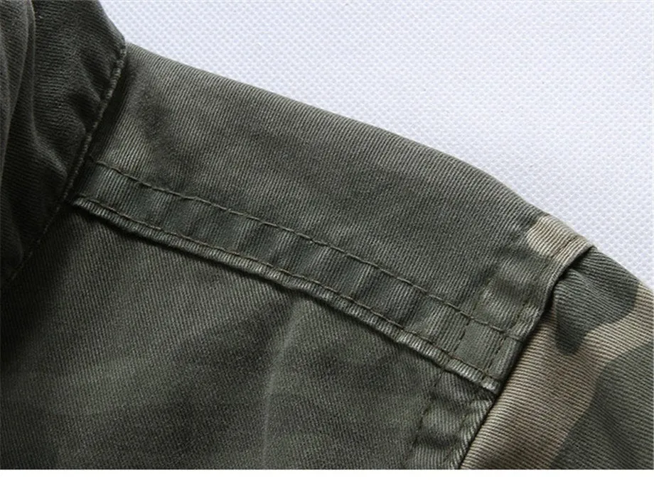 West Louis Spring Fall Camo Jackets
