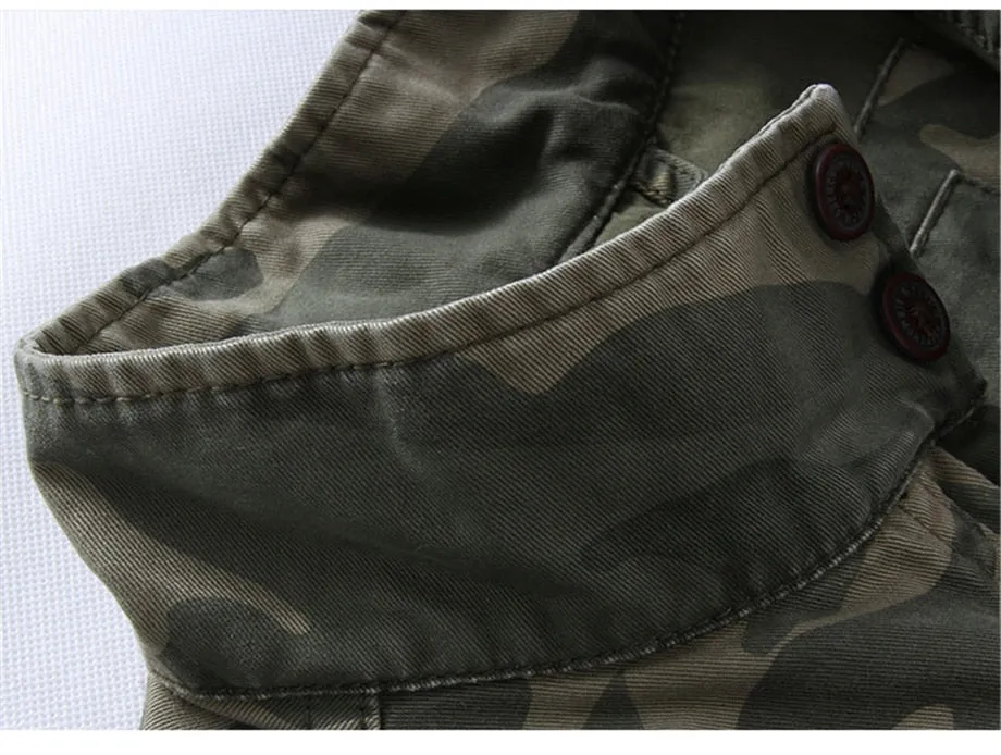 West Louis Spring Fall Camo Jackets