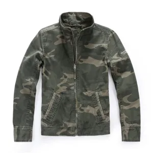 West Louis Spring Fall Camo Jackets