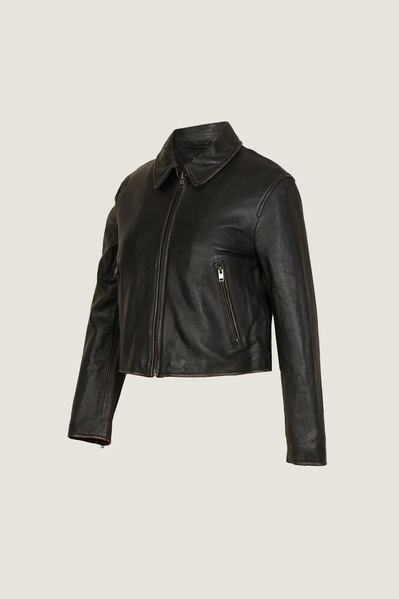 Women's Bold Fashion Leather Jacket